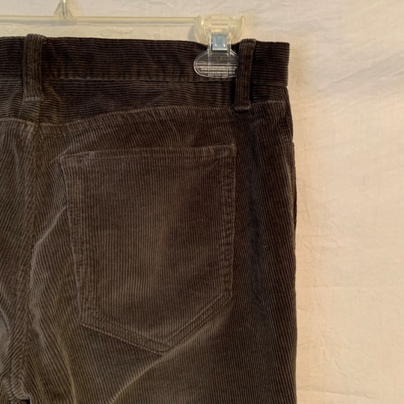 Banana Republic Women Skinny Stretch Low Rise Olive Green Corduroys Size 28 - Picture 11 of 14